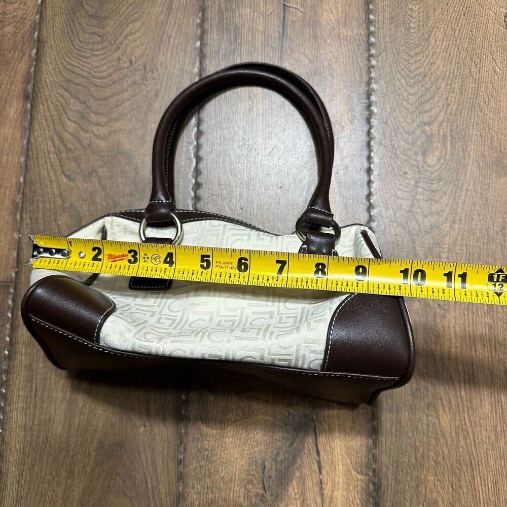 Liz Claiborne Small Purse Handbag Beige Pre Owned SZ 10x6 inches - Picture 9 of 12